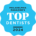 philadelphia orthodontists Top Patient Rated badge 2024
